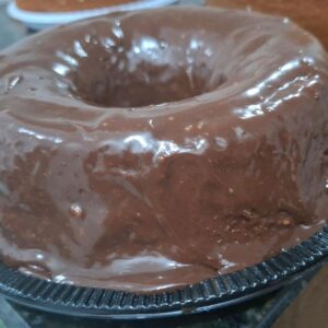 Bolo de Cenoura com Chocolate