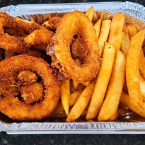 Porção Batata + Onion Rings - Individual